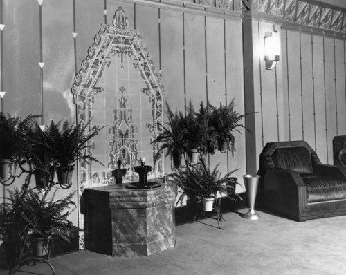 Drinking fountain, Pantages Theatre