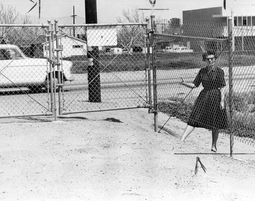 Erosion makes safety fence useless