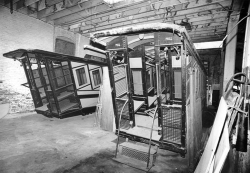 Angels Flight in storage