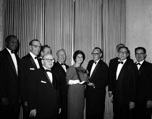 Mr. and Mrs. American Citizen of the Year award at the Cocoanut Grove nightclub