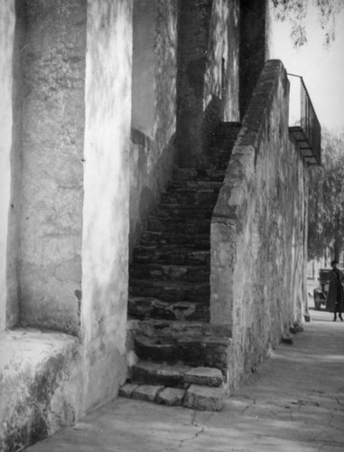 Steps at Mission San Gabriel