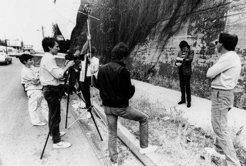 Movie-making on location