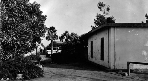 William Wolfskill adobe, side view