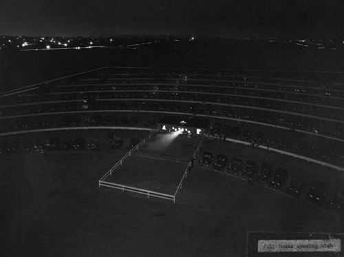 Night view, Pacific Drive-In Theatre