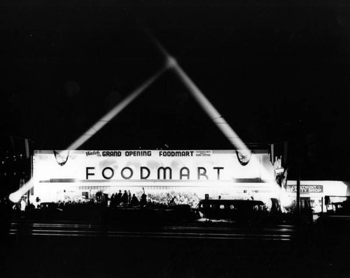 Opening of Foodmart