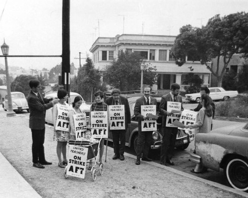 Teachers strike at Belmont High