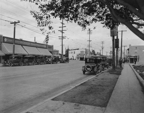 West Hollywood commercial area