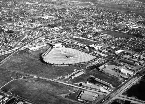 Fiesta Four Drive-In, Pico Rivera, looking northeast