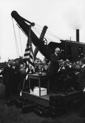 Groundbreaking of L.A. Chamber of Commerce, view 2