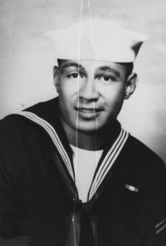 Myron Thompson in Navy uniform