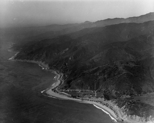 Santa Monica Mountains, aerial view