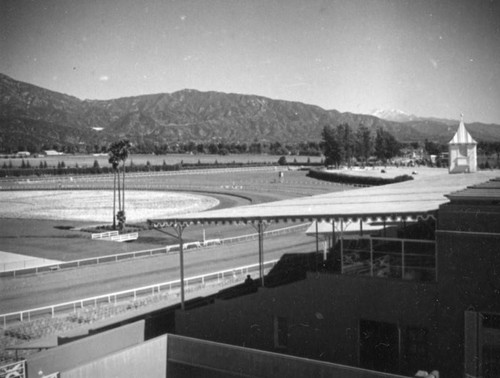 East end of the track, Santa Anita Racetrack