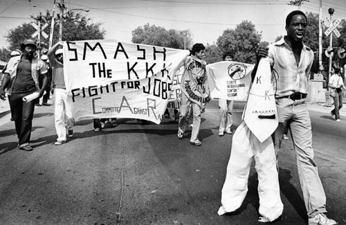 Anti-KKK rally in Rialto