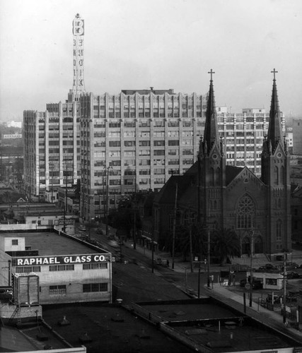 St. Joseph Catholic Church and Bendix Building