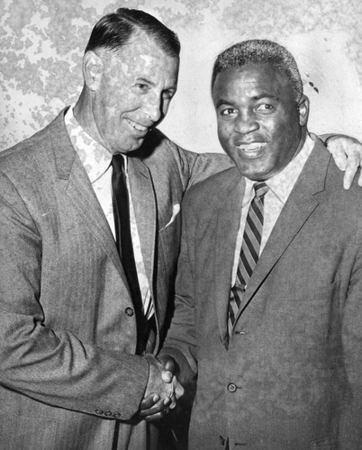 Jackie Robinson and Babe Horrell