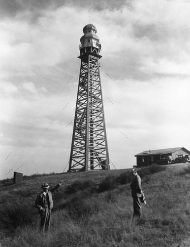 Early radio tower