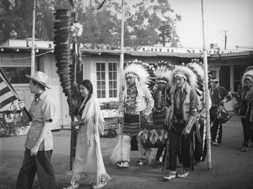 Indian procession at the Farmers Market Fall Festival