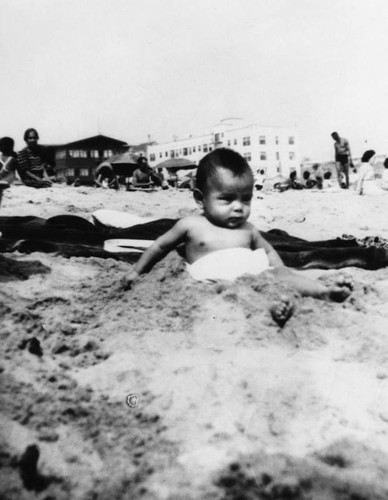 Child at the beach