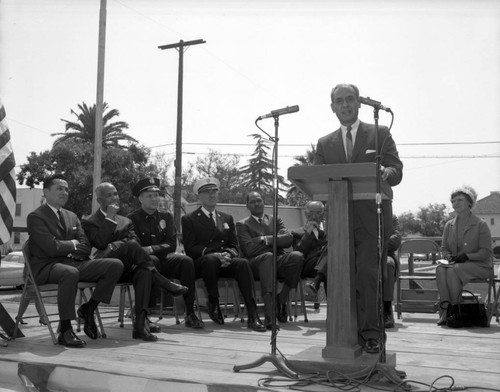 Tom Bradley at unidentified location