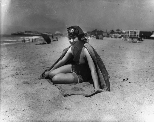 Rita Bell at the beach