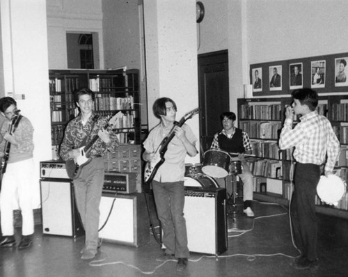 Block party, Junipero Serra Branch Library