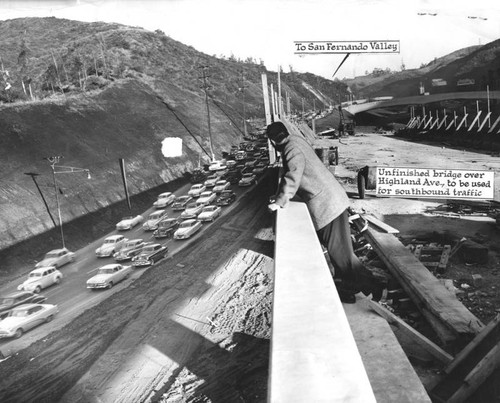 Hollywood Freeway bottleneck