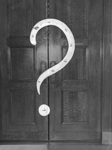 Door to room of mystery in City Hall