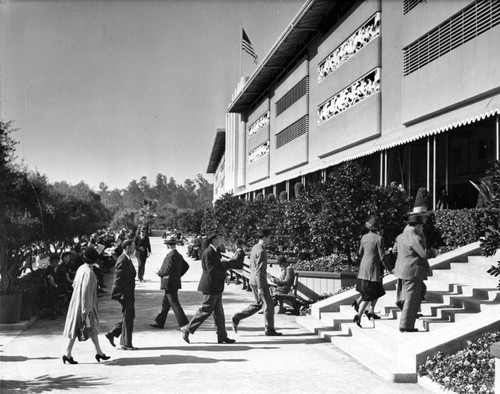 Santa Anita Racetrack visitors