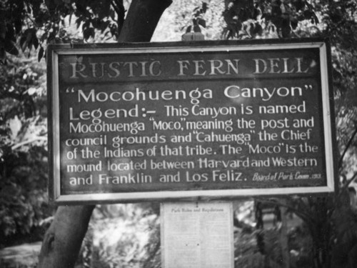 Fern Dell sign