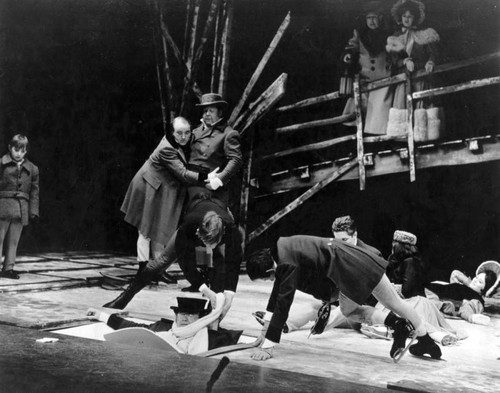 Part of 'Pickwick' stages on skates