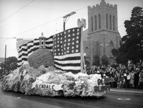 "Old Glory," 51st Annual Tournament of Roses, 1940