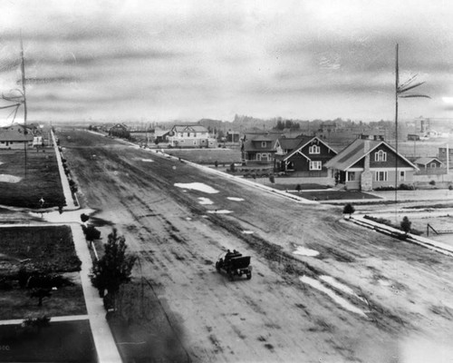 Pacific Boulevard, looking south