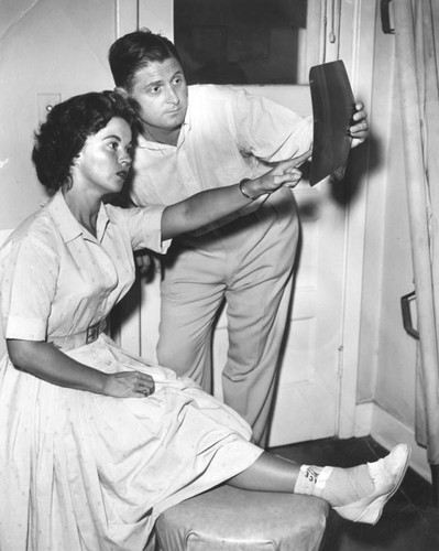 Shirley Temple injured in tv rehearsal fall — Calisphere