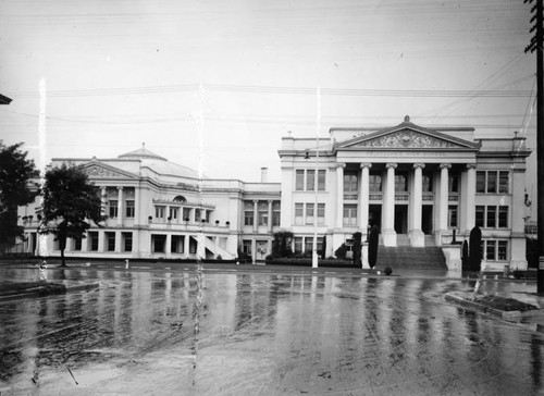 Polytechnic on a wet day