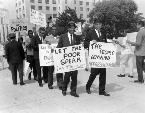 Anti-Poverty funds board protest