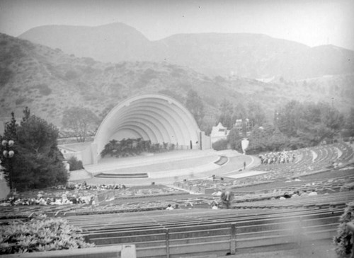 Sparse crowd at the Hollywood Bowl