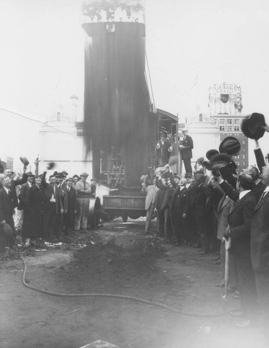 Frank Wiggins at groundbreaking