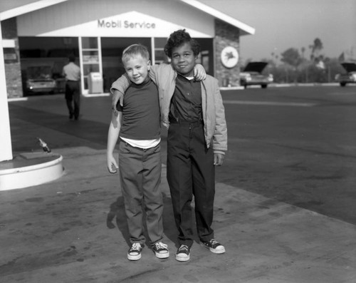 Mobil Service Station on Arlington Avenue