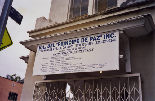 Iglesia del Principe de Paz banner