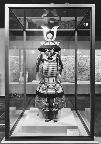 Japanese suit of armor at the Shogun Age Exhibition