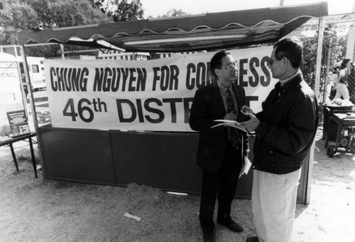 Vietnamese political candidate, Tet Festival