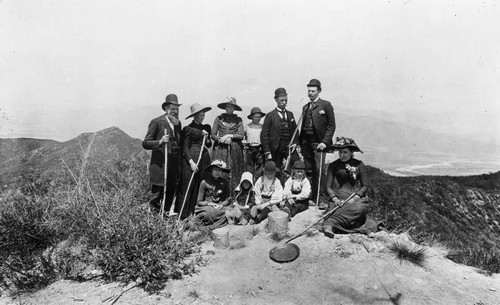 Group on Mount Hollywood