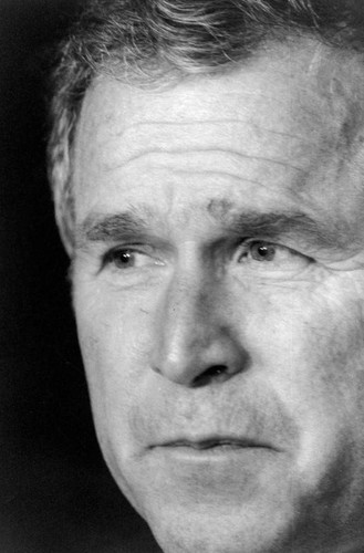 George W. Bush, a closeup view