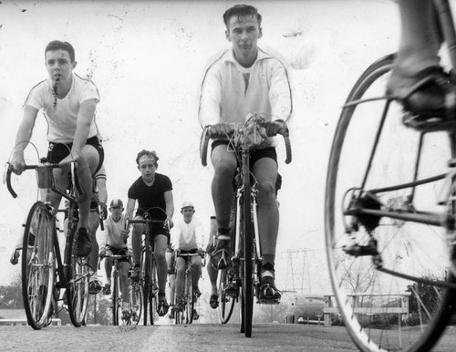 Bike club trains for 1956 Olympics