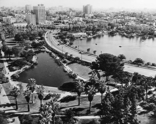 Panorama of MacArthur Park