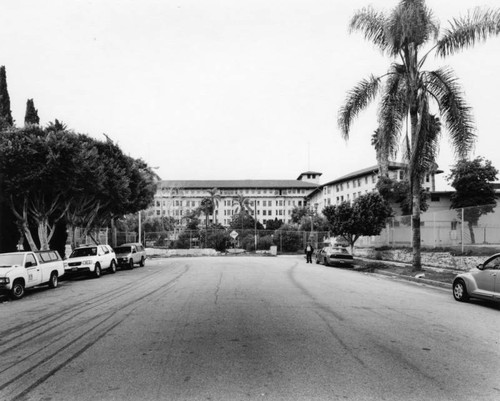 Ambassador Hotel, east facade, facing west