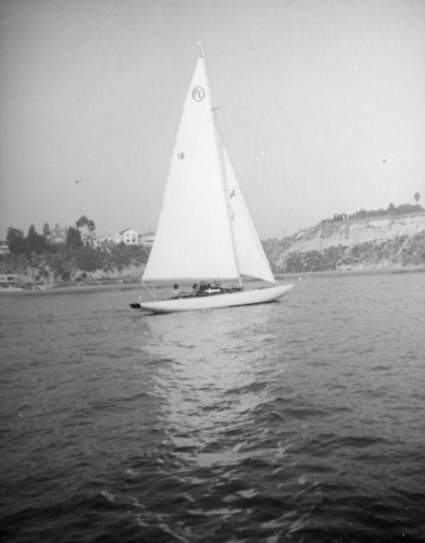 Sailing around Newport Beach