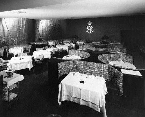 Interior dining area of Romanoffs