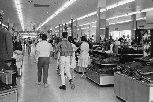 Department store interior