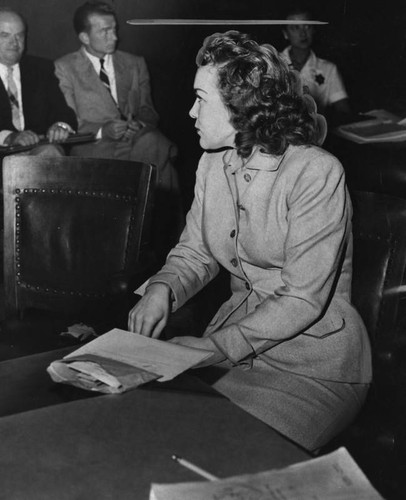 Barbara Graham in court